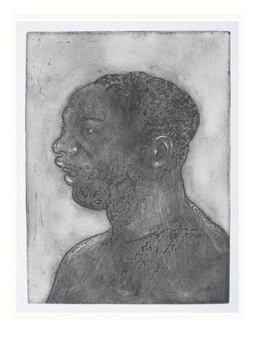 Boxer with swollen nose