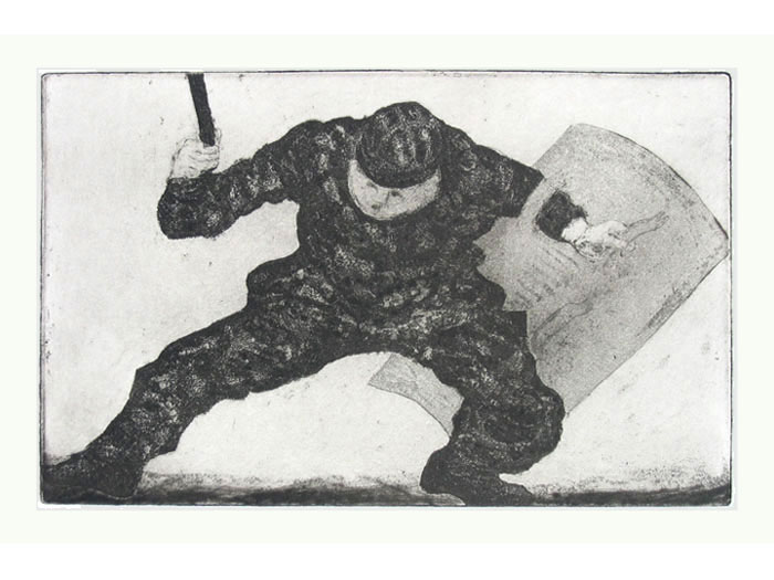 'I can't see his face!'